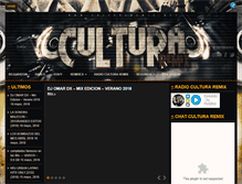 Tablet Screenshot of culturaremix.net